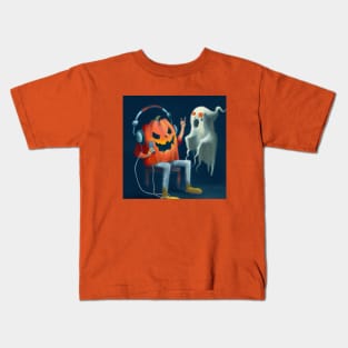 Pumpkin Rocker Impresses Ghost Kids T-Shirt